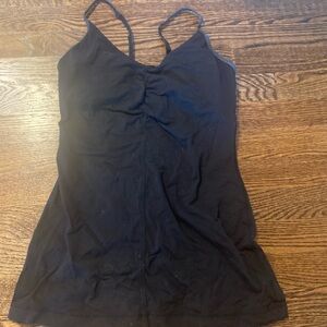 Lululemon black tank top size 8
